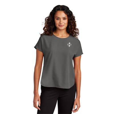 Mercer+Mettle® Women's Stretch Crepe Crew